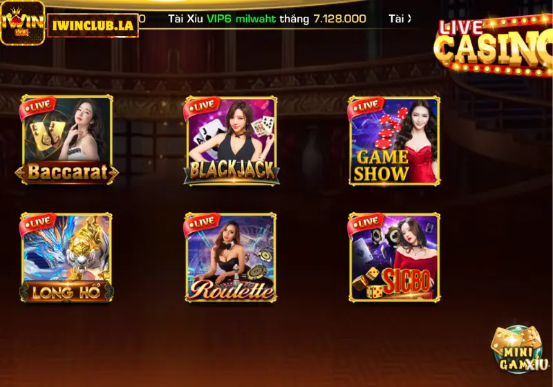 Tìm hiểu chi tiết về game bài trực tuyến Baccarat IWIN CLUB 6 Baccarat iwin club