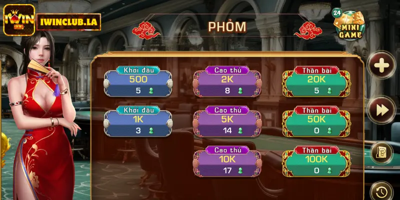 Phỏm IWIN CLUB - Siêu Phẩm Game Bài Đổi Thưởng Trực Tuyến 3 Phỏm IWIN CLUB